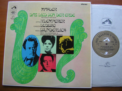 MAHLER: DAS LIED VON DER ERDE      LUDWIG / WUNDERLICH / NEW PHILHARMONIA / KLEMPERER      SAN 179