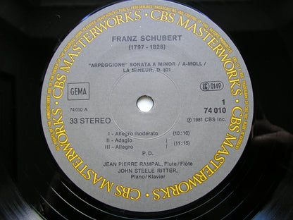 SCHUBERT: ARPEGGIONE SONATA / MOSCHELES: SONATA CONCERTANTE      RAMPAL / RITTER     74010