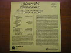 MONTEVERDI'S CONTEMPORARIES        MUNROW / THE EARLY MUSIC CONSORT OF LONDON    ASD 3393