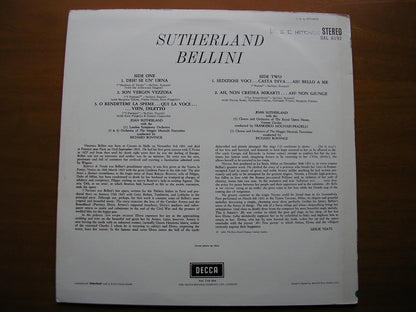 SXL 6192  SUTHERLAND SINGS BELLINI        BONYNGE / LSO / MOLINARI-PRADELLI / OROHCG      ED1