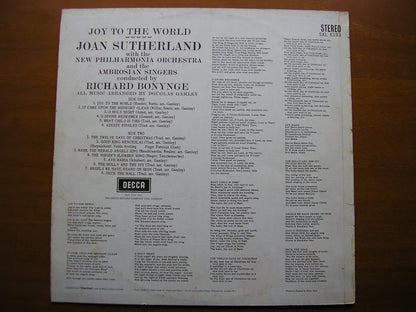 SXL 6193  JOY TO THE WORLD: Christmas songs      JOAN SUTHERLAND / NEW PHILHARMONIA / BONYNGE     ED2
