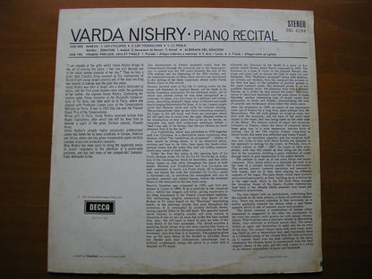 SXL 6194  RAMEAU / FRANCK / RAVEL: PIANO MUSIC      VARDA NISHRY    ED2