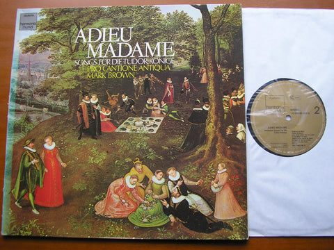ADIEU MADAME: COURTLY SONGS FOR THE TUDOR KINGS     PRO CANTIONE ANTIQUA / MARK BROWN     065-99 833