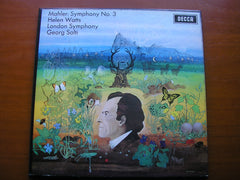 MAHLER: SYMPHONY No. 3     HELEN WATTS / LONDON SYMPHONY / SOLTI     SET 385 / 6