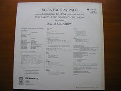 GUILLAME DUFAY: MASS  SE LA FACE AY PALE     THE EARLY MUSIC CONSORT OF LONDON / DAVID MUNROW     CSD 3751