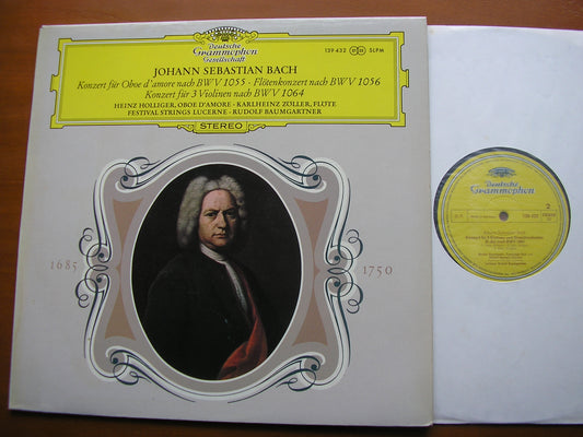 BACH: CONCERTOS    HOLLIGER / ZOLLER / BAMERT / SOH / PRYSTAWSKI / LUCERNE FESTIVAL STRINGS / RUDOLF BAUMGARTNER   139 432