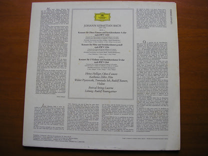 BACH: CONCERTOS    HOLLIGER / ZOLLER / BAMERT / SOH / PRYSTAWSKI / LUCERNE FESTIVAL STRINGS / RUDOLF BAUMGARTNER   139 432