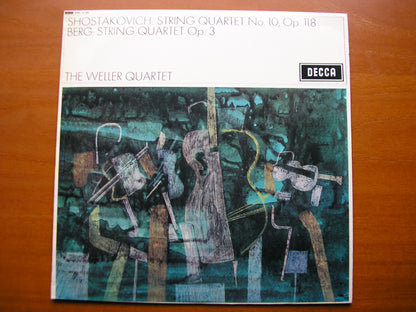 SXL 6196  SHOSTAKOVICH: STRING QUARTET No. 10 / BERG: QUARTET Op. 3      THE WELLER QUARTET     ED2