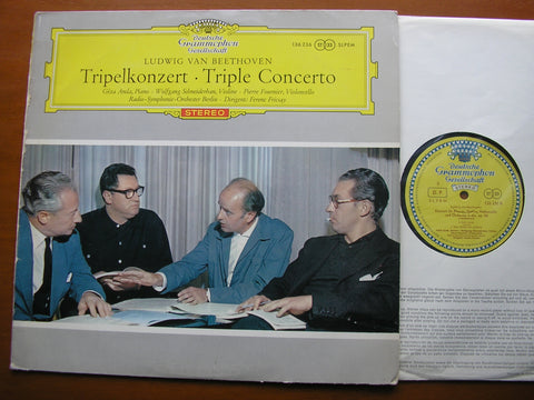 BEETHOVEN: TRIPLE CONCERTO ANDA / SCHEIDERHAN / FOURNIER / FRICSAY DG 136 236