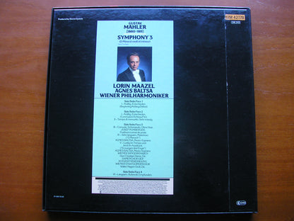 MAHLER: SYMPHONY No. 3    AGNES BALTSA / VIENNA PHILHARMONIC / LORIN MAAZEL    12M 42178
