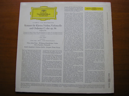 BEETHOVEN: TRIPLE CONCERTO ANDA / SCHEIDERHAN / FOURNIER / FRICSAY DG 136 236