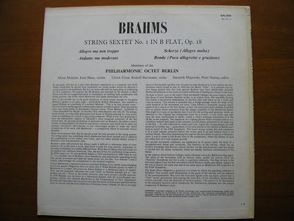 BRAHMS: STRING SEXTET Op. 18     BERLIN PHILHARMONIC OCTET      SAL 3599