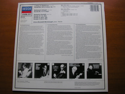 BEETHOVEN: PIANO SONATA No. 32 / GALUPPI & SCARLATTI: PIANO SONATAS         MICHELANGELI       414 065