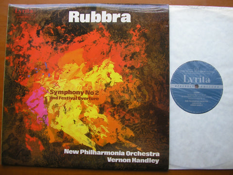 RUBBRA: SYMPHONY No. 2 / FESTIVAL OVERTURE      HANDLEY / NEW PHILHARMONIA     SRCS 96