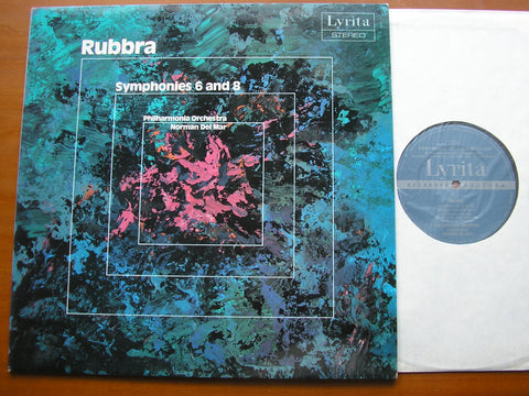 RUBBRA: SYMPHONIES Nos. 6 & 8        PHILHARMONIA / DEL MAR      SRCS 127
