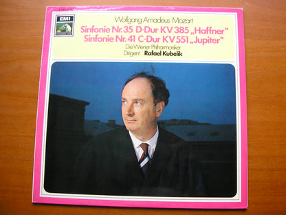 MOZART: SYMPHONIES Nos. 35 'Haffner'  &  41  'Jupiter'       KUBELIK / VIENNA    PHILHARMONIC     053 - 00249