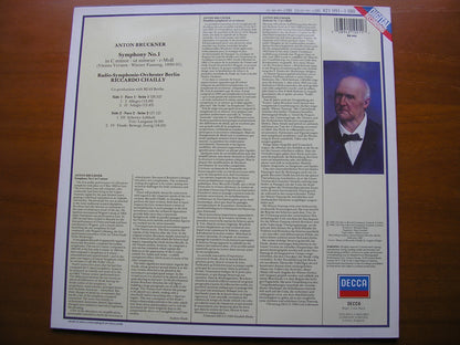 BRUCKNER: SYMPHONY No. 1       CHAILLY / BERLIN RADIO SYMPHONY    421 091