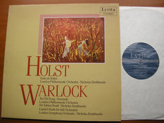 HOLST: SUITE DE BALLET / WARLOCK: SERENADE / CAPRIOL SUITE      BRAITHWAITE / BOULT / LPO / LSO      SRCS 120