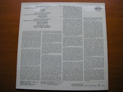 TELEMANN / HANDEL / JC BACH: VIOLA CONCERTOS    MALY / PRAGUE CHAMBER ORCHESTRA / HLAVACEK   1110 1057