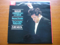 MAHLER: SYMPHONY No. 3     FORRESTER / LOS ANGELES PHILHARMONIC / MEHTA    D117D 2