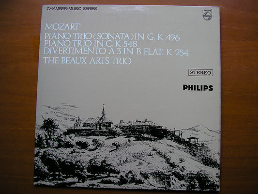 MOZART: PIANO TRIOS  K254 / K496 / K548      THE BEAUX ARTS TRIO      SAL 3682