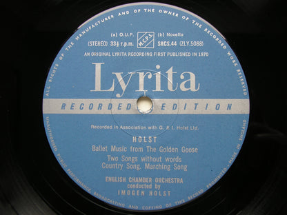 HOLST: DOUBLE CONCERTO / CAPRICCIO / GOLDEN GOOSE ballet music      HURWITZ / SILLITO / ENGLISH CHAMBER ORCHESTRA / IMOGEN HOLST    SRCS 44