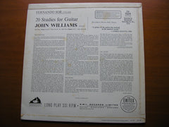 SOR: 20 STUDIES FOR GUITAR    JOHN WILLIAMS       CSD 1524