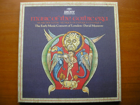 MUSIC OF THE GOTHIC ERA      DAVID MUNROW / THE EARLY MUSIC CONSORT OF LONDON      2723 045