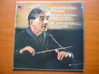 STRAUSS: METAMORPHOSEN / ELGAR: SERENADE / ARENSKY: VARIATIONS      BARBIROLLI /  LSO / NPO       ASD 2830