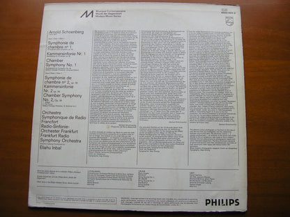 SCHOENBERG: CHAMBER SYMPHONIES Nos. 1 & 2      INBAL / FRANKFURT RADIO SYMPHONY      6500 923