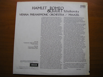 SXL 6206  TCHAIKOVSKY: ROMEO & JULIET / HAMLET       MAAZEL / VIENNA PHILHARMONIC     ED1