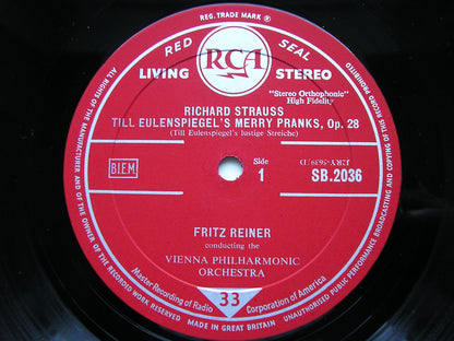 STRAUSS: TILL EULENSPIEGEL / TOD UND VERKLARUNG       REINER / CHICAGO SYMPHONY      SB 2036