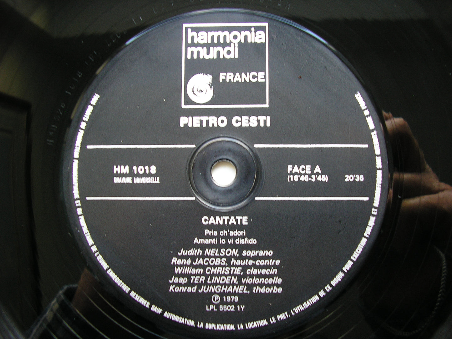 CESTI: FOUR CANTATAS      CONCERTO VOCALE       HMB 1018