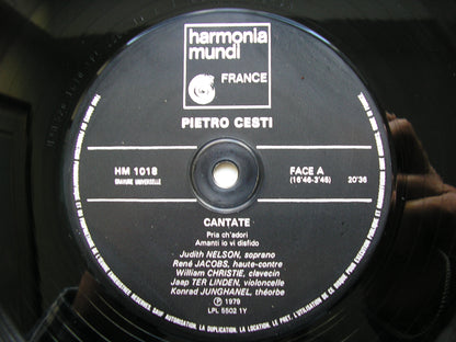 CESTI: FOUR CANTATAS      CONCERTO VOCALE       HMB 1018