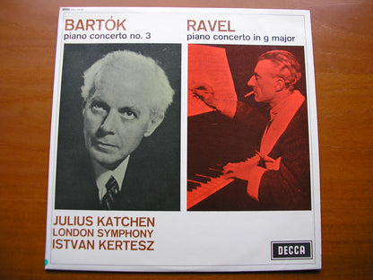 SXL 6209  BARTOK: PIANO CONCERTO No. 3 / RAVEL: PIANO CONCERTO in G      KATCHEN / LONDON SYMPHONY / KERTESZ     ED2
