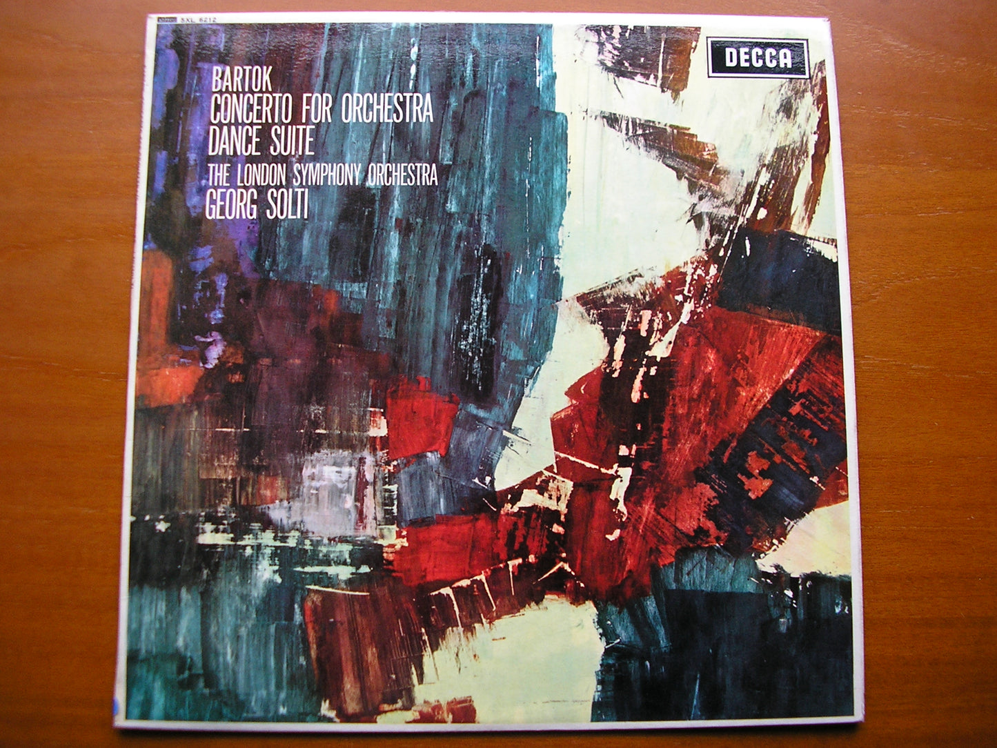 SXL 6212  BARTOK: CONCERTO FOR ORCHESTRA / DANCE SUITE    SOLTI / LONDON SYMPHONY    ED1