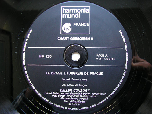 GREGORIAN CHANT: THE PRAGUE EASTER PLAY      DELLER CONSORT     HMB 235