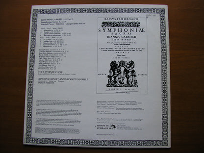 GABRIELI: SYMPHONIAE SACRAE II  (1615)      TAVERNER CHOIR / LONDON CORNETT & SACKBUT ENSEMBLE     DSLO 537
