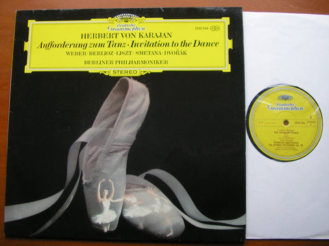 INVITATION TO THE DANCE: WEBER / SMETANA / BERLIOZ / LISZT / DVORAK      KARAJAN / BERLIN PHILHARMONIC     2530 244