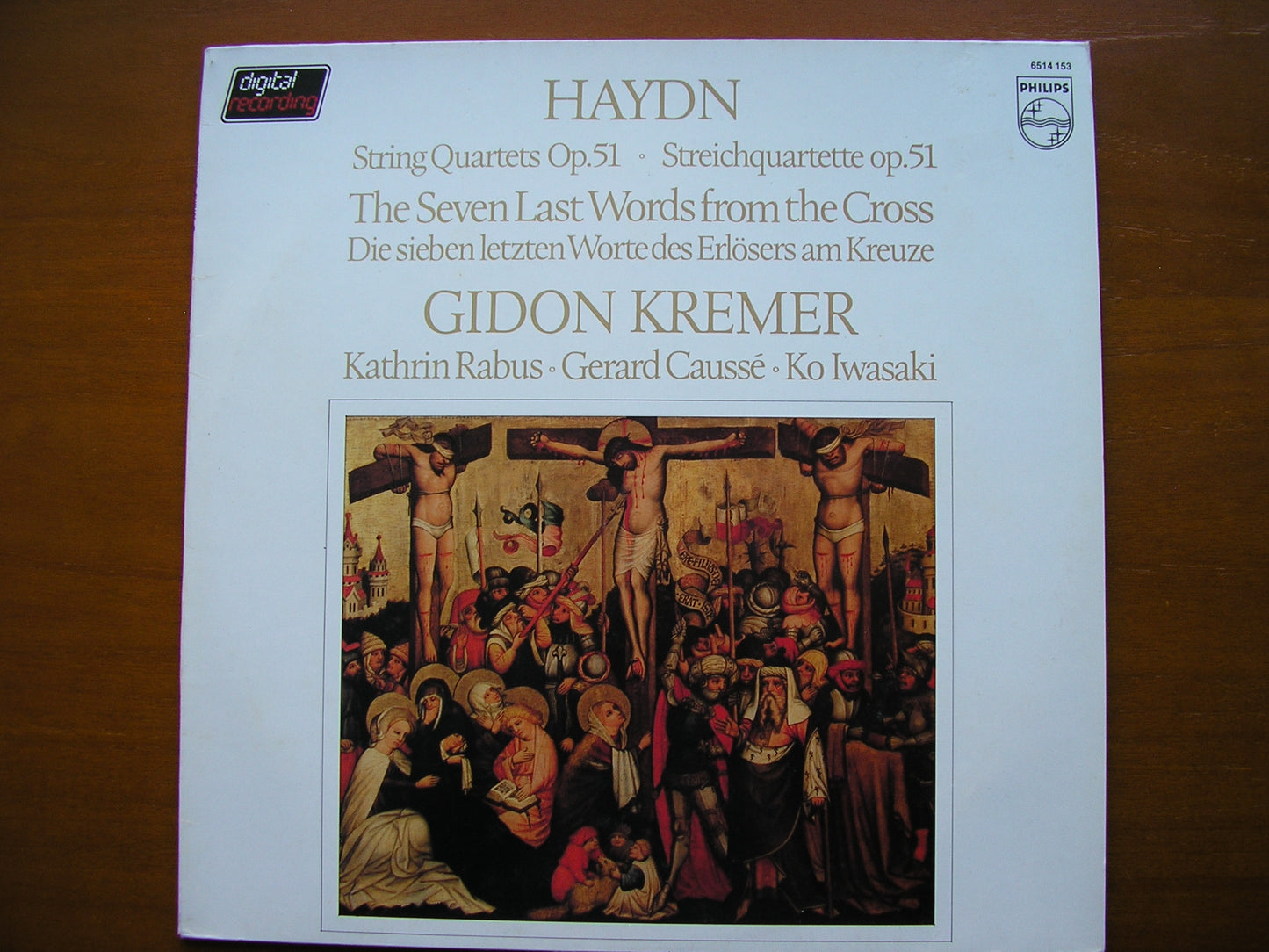 HAYDN: STRING QUARTETS Op. 51  'The Seven Last Words From The Cross'   KREMER / RABUS / CAUSSE / IWASAKI      6514 153