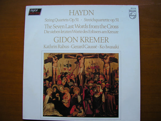 HAYDN: STRING QUARTETS Op. 51  'The Seven Last Words From The Cross'   KREMER / RABUS / CAUSSE / IWASAKI      6514 153