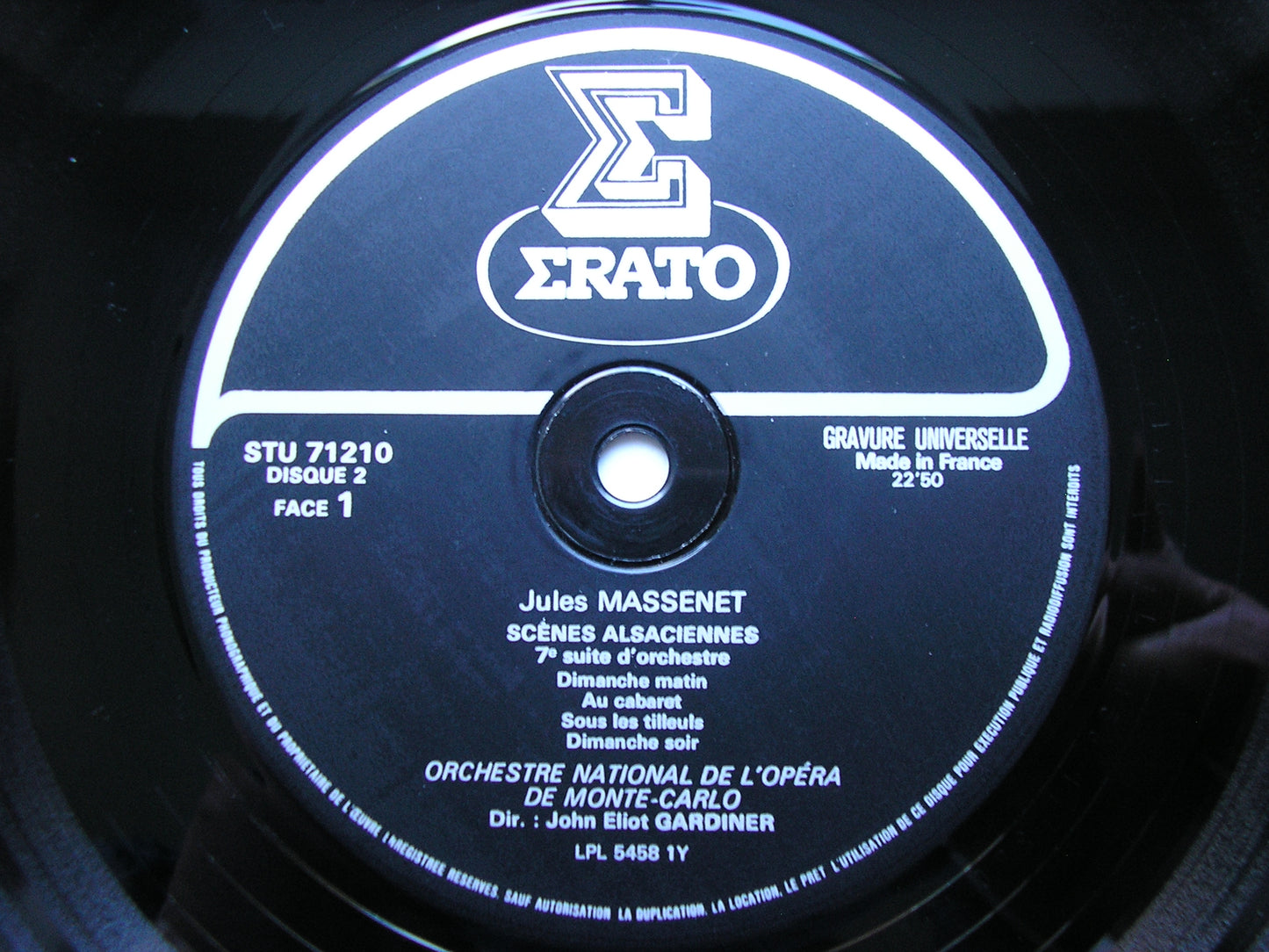 MASSENET: FOUR SUITES FOR ORCHESTRA       GARDINER / MONTE CARLO OPERA ORCHESTRA     2LP      STU 71208