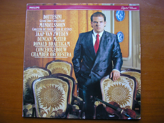 BOTTESINI: GRAND DUO CONCERTANT / MENDELSSOHN: CONCERTO FOR VIOLIN, PIANO & STRINGS     SOLOISTS / CONCERTGEBOUW CHAMBER ORCHESTRA