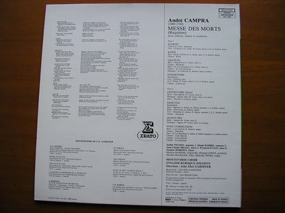 CAMPRA: REQUIEM    SOLOISTS / ENGLISH BAROQUE SOLOISTS / GARDINER     STU 71310