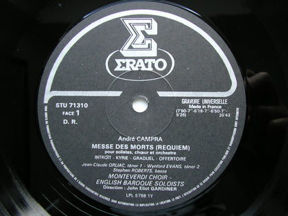 CAMPRA: REQUIEM    SOLOISTS / ENGLISH BAROQUE SOLOISTS / GARDINER     STU 71310