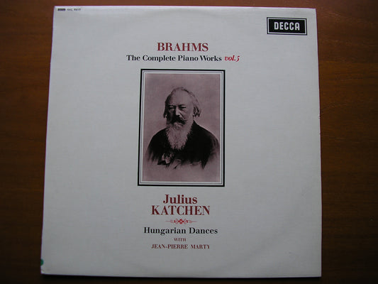 SXL 6217  BRAHMS: COMPLETE PIANO WORKS  Volume 5       JULIUS KATCHEN      ED2
