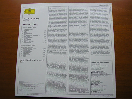 DEBUSSY: PRELUDES  Volume 1        MICHELANGELI       2531 200