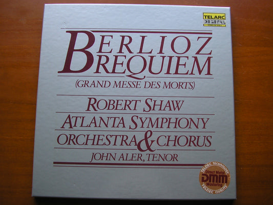 BERLIOZ: REQUIEM    ALER / ATLANTA SYMPHONY / SHAW    2LP    DG-10109-2