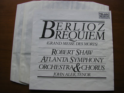 BERLIOZ: REQUIEM    ALER / ATLANTA SYMPHONY / SHAW    2LP    DG-10109-2