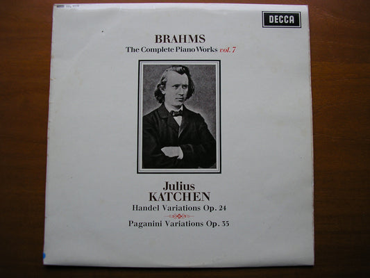 SXL 6218  BRAHMS: COMPLETE PIANO WORKS  Volume 7     JULIUS KATCHEN     ED1